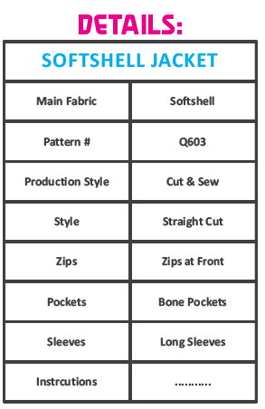 RC FNC Softshell Jacket Details