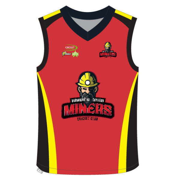 MINERS PLAYING VEST FRONT