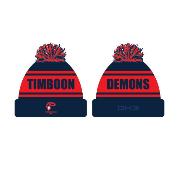 TIMBOON DEMONS FNC Beanie FRONTBACK