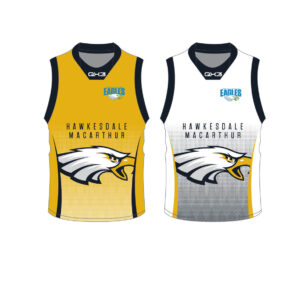 QX3 HAWKESDALE MACARTHUR FNC Reversible footy jumper Sleeveless Front